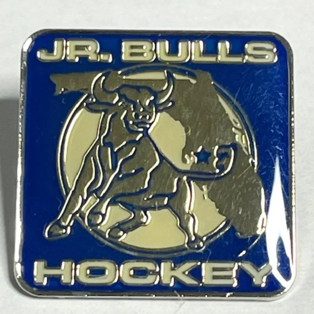 Jr. Bulls Youth Hockey Tampa, Florida Lapel Hat Pin 1